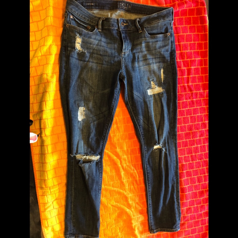 Lucky jeans Lolita skinny distressed jeans